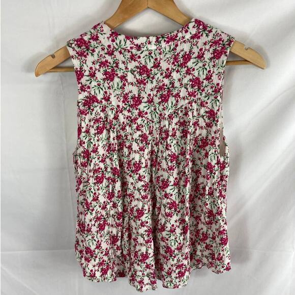 Gibson NWT sleeveless floral tank blouse size medium - Picture 6 of 6